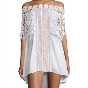 Self-Portrait Serena off the shoulder lace dress